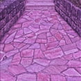 thumbnail image 1 of Ahgly Company Indoor Square Patterned Heliotrope Purple Area Rugs, 7' Square, 1 of 6