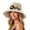 Z03-Beige, variant on Fascinators Hats for Women Tea Party Easter Crochet Straw Hat With Ruffle Detail Crochet Hats for Women Summer Beach Hand Woven Sun Hat