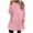 Pink, variant on Kaemgyyd Womens Sherpa Long Sleeve Tops Winter Warm Fleece Lined Pullover Cute Crew Neck Sweatshirts with Pockets