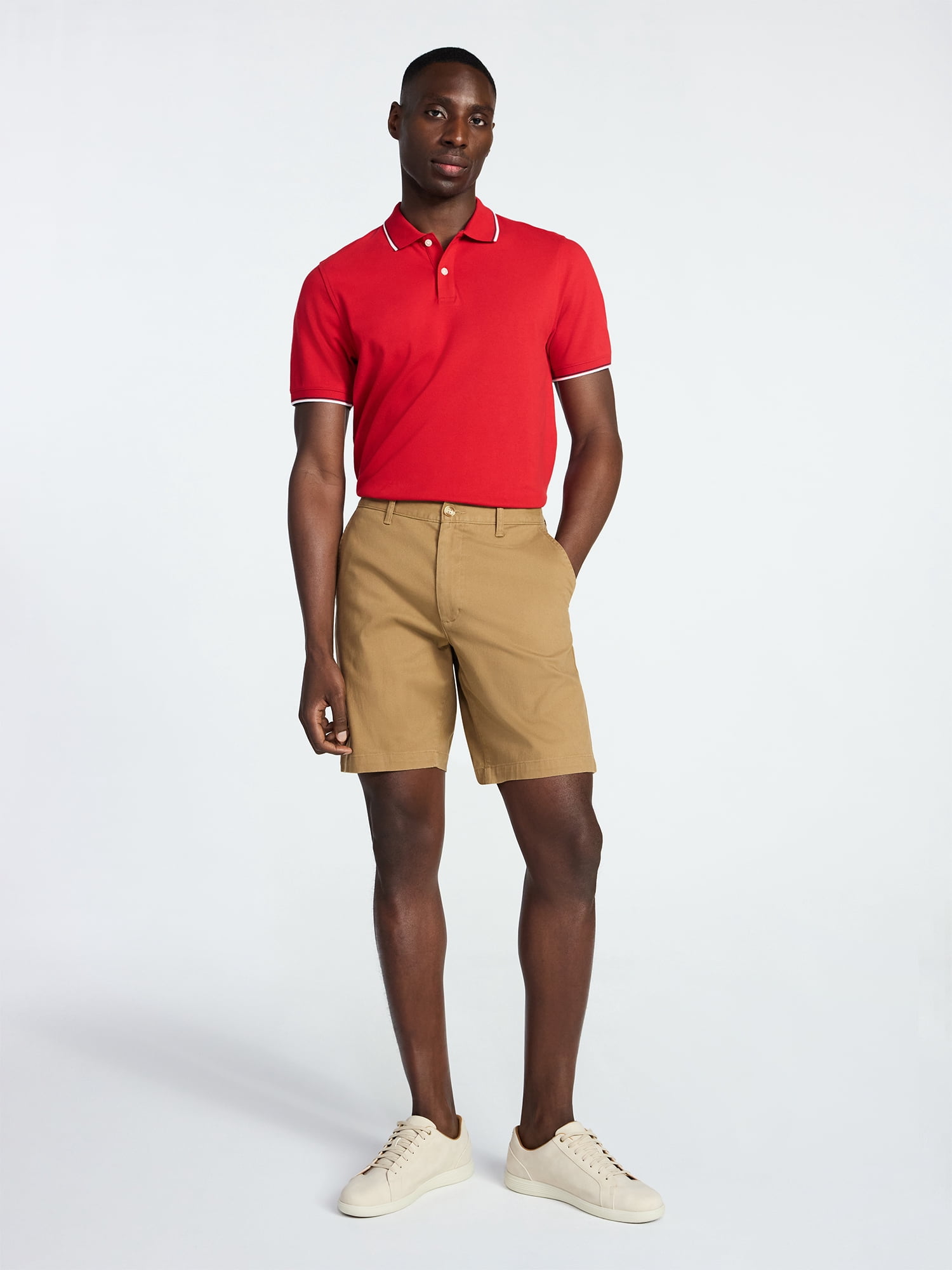 George Men's & Big Men's Modern Fit Flat Front Shorts, 5", 7", 9" Inseams, Sizes 28-54