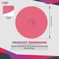 thumbnail image 4 of Acrylic Turntable Mat,11.75” Platter Slipmat for 12" Vinyl Record Players, Antistatic, Noise-Reducing Design for Enhanced Sound Quality and Tighter Bass, (Lit_Red Slipmat), 4 of 7
