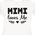 thumbnail image 4 of Inktastic Mimi Loves Me Baby Clothes Girl Girls Long Sleeve Baby Bodysuit, 4 of 5