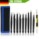 thumbnail image 1 of 10x Pinzetten Set Edelstahl ESD10-17 Spitzpinzette modellbau Gebogen AnatomischW, 1 of 5