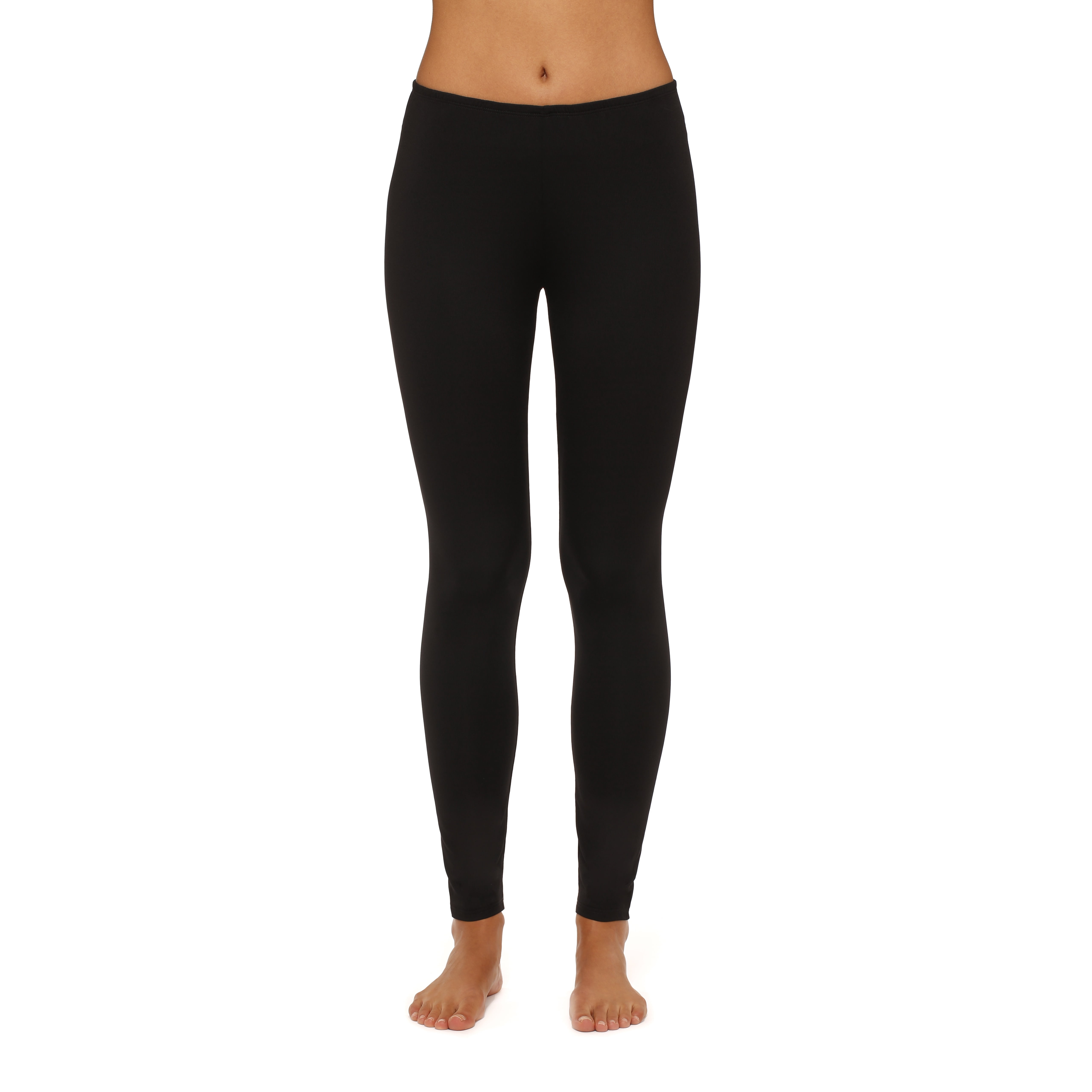 ClimateRight by Cuddl Duds Women's Stretch Fleece Base Layer Natural Rise Thermal Leggings
