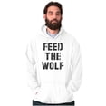 thumbnail image 6 of Feed The Wolf Sarcastic Hangry Gym Hoodie Sweatshirt Women Men Brisco Brands X, 6 of 6