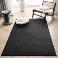 thumbnail image 5 of Lahome 3'x5' Fluffy Rugs for Entryway,Washable Shag Black Bedroom Rug, Not Slip Soft Fuzzy Carpet with Rubber Backing for Living Room Office, 5 of 7