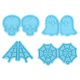 thumbnail image 1 of 4pcs Pendiente de silicona Pendiente Colgante DIY Cristal Epoxy Joyería Molde Molde Moldes, 1 of 6