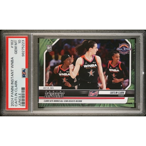 PSA 10 Caitlin Clark 2024 Panini Instant #162 Jungle SP #24/25 Made Rookie Card Indiana Fever