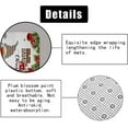 thumbnail image 6 of 4PCS Christmas Shower Curtain Sets with Rugs, Waterproof Fabric Shower Curtain, Patchwork Red Plaid Xmas Tree Black Deer Moose Reindeer Wildlife Cabin Hunting Snowflake Winter Bathroom Decor, 6 of 7