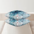 thumbnail image 3 of Summer Whale Throw Pillow Covers 16x16 Set of 2 Double-Sided Ocean Soft Decorative Cushion Covers, 3 of 5