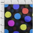 thumbnail image 2 of oneOone Cotton Poplin Black Fabric Polka Dress Material Fabric Print Fabric By The Yard 56 Inch Wide, 2 of 4