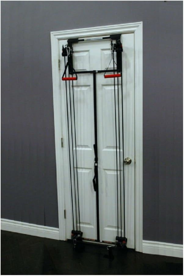 Tower 200 Body Full Gym Fitness + Workout DVD + Free Straight Bar New.