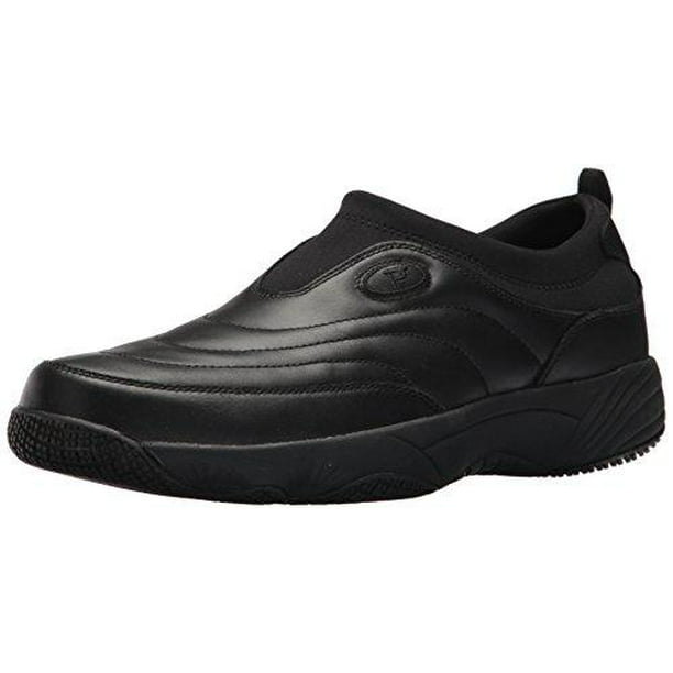 Propet - Propet Wash & Wear Slip On II Slip Resistant - Men's - Black ...