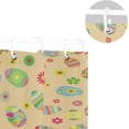 thumbnail image 5 of FREEAMG Easter Eggs Pattern Shower Curtain - 72x72 Inch Waterproof Fabric Shower Curtains with 12 Hooks - Modern Home Bathroom Hotel Spa Decorations, 5 of 5
