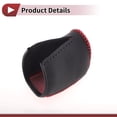 thumbnail image 4 of Cubierta de palanca de cambios antideslizante Unique Bargains para Dodge Journey 2011-2020 Negro Rojo Cuero Sintético, 4 of 6