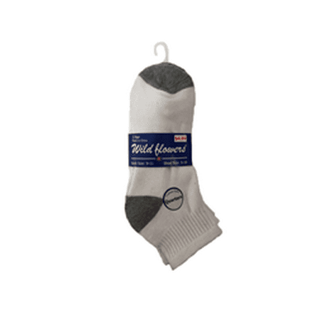

WILD FLOWERS LADIES 3PR QUARTERS SOCKS
