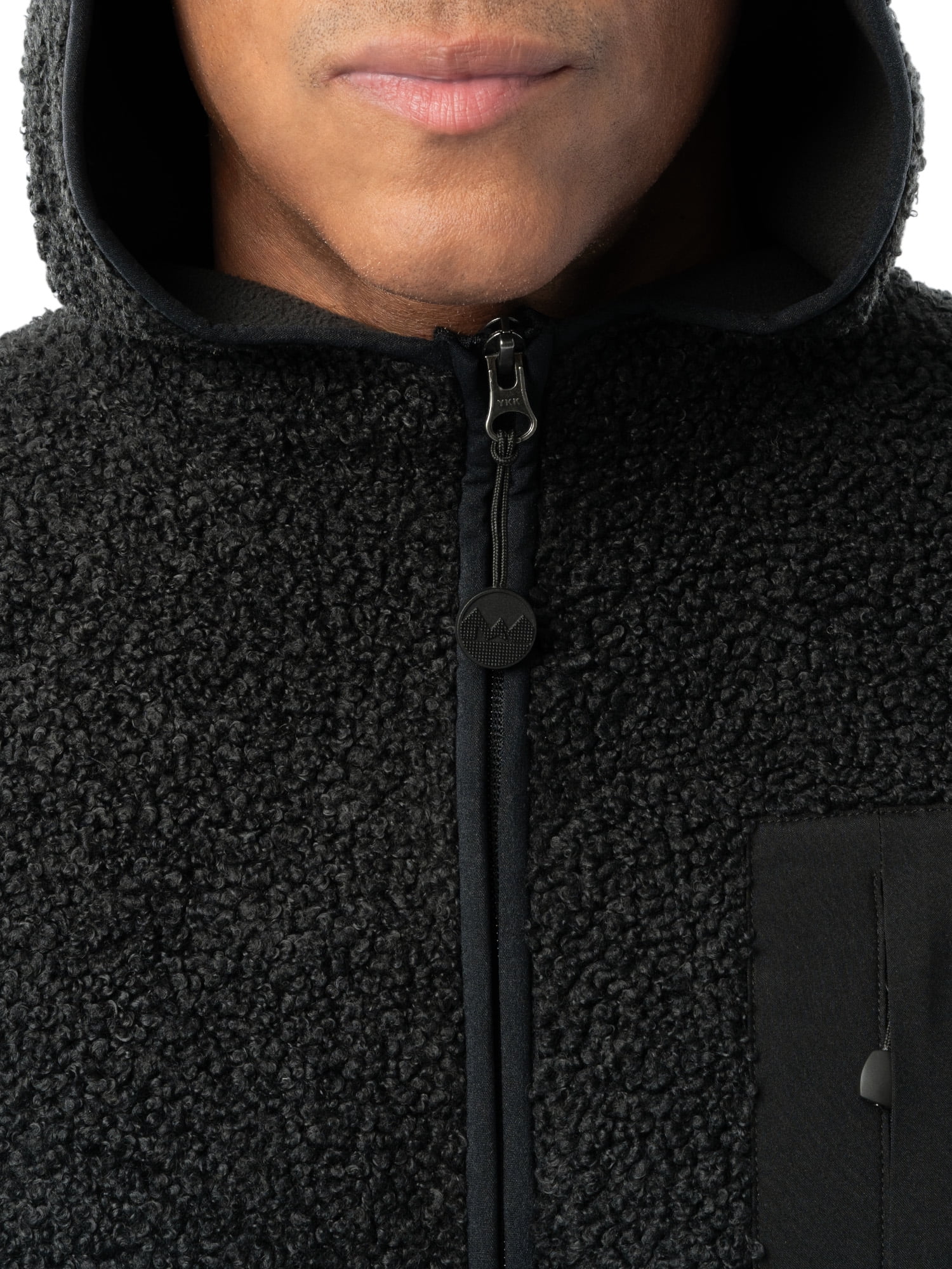 Wrangler Outdoor Men's & Big Men's Full Zip Burly Utility Backpacking Sweater Hoodie, Size S-2XL