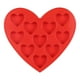 thumbnail image 1 of BRIGHTFUFU Molde de silicona BESTOMZ con 10 cavidades en forma de corazón para hacer cubitos de hielo (rojo), 1 of 7