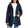 thumbnail image 4 of WRKEKC Windbreaker Jackets for Women Waterproof Sun Protection Long Sleeve Zip Up Hooded Outdoor Sports Coat, 4 of 8
