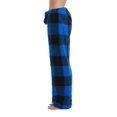 thumbnail image 2 of Just Love Women's Plush Pajama Pants (Big Plaid - Royal, X-large), 2 of 3