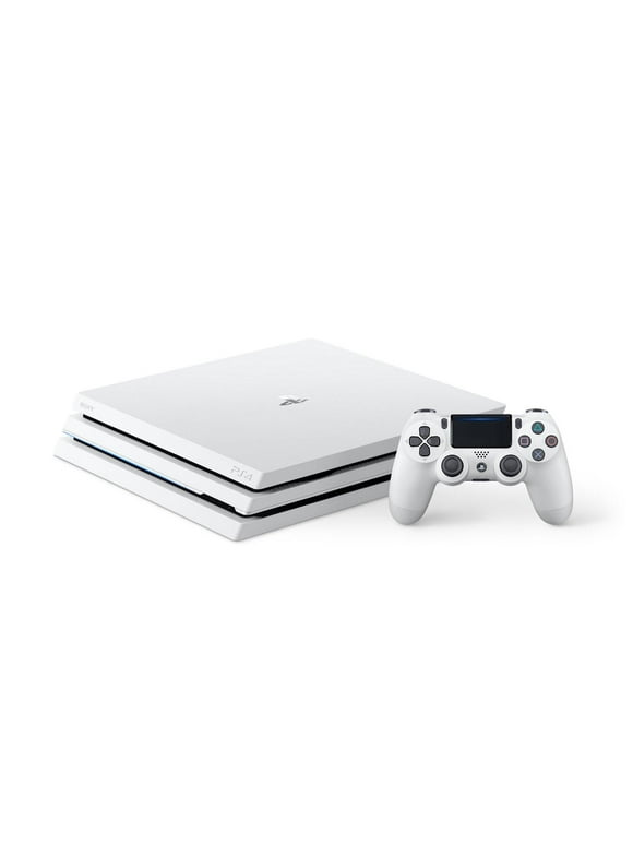Restored Sony PlayStation 4 Pro Glacier White 1TB Gaming Console with HDMI Cable (Refurbished)