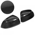thumbnail image 4 of Side Mirror Cover Backup Mirror Case Rearview Mirror Cover Carbon Fiber Wing Mirror  2pcs Dry Carbon Fiber Rear View Mirror Cover Replacement Wing  Car Refitting Fits For X5 X6 F15, 4 of 8