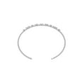 thumbnail image 2 of ARAIYA FINE JEWELRY 10K White Gold Round and Marquise, Pear-shape Lab-Grown Diamond Cuff Open Bangle (1 cttw, D-F Color, VS1 Clarity), 2 of 6