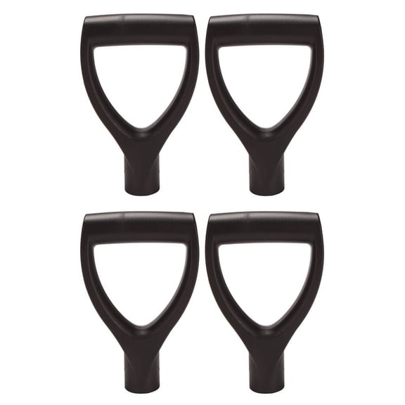 4Pcs D Grip Hand Shovel Handle for Digging Scoop Back Saver Replacement Raking Gardening Tool Snow Removal Garden Tools