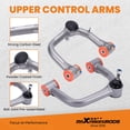 thumbnail image 6 of maXpeedingrods 2-4” Front Upper Control Arm for Toyota 4-Runner FJ Cruiser, for Lexus GX460 GX470 2003-2021 Gray, 6 of 8