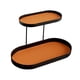 thumbnail image 4 of Organizador de encimera de baño, bandeja de almacenamiento de cosméticos de dos niveles, perfume para maquillaje Estilo B, 4 of 8