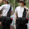 thumbnail image 4 of Aparejos de pesca Crossbody Nylon Al Aire Libre Bsvklp Cintura negro, 4 of 6