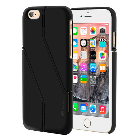 iPhone 6s Case, roocase iPhone 6 Slim Fit Kickstand [Switchback Series] Case PC Hard Shell Cover for Apple iPhone 6 / 6s