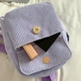 thumbnail image 2 of MUSOIE Mini Corduroy Backpack Purses for Women Cute Travel Backpack Small Daypack Shoulder Bag, 2 of 8