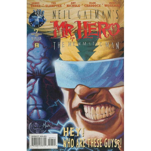 Mr. Hero-The Newmatic Man (Neil Gaiman's , 1st Series) #7 VF ; Tekno Comic Book