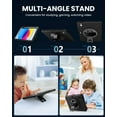 thumbnail image 3 of Lmcpa Case for iPad (A16) 11th Generation 11 inch 2025, iPad 10th Generation 10.9 inch 2022 with Pencil Holder, Shockproof Cover with Screen Protector/360° Rotate Hand Strap/Stand, Black, 3 of 8