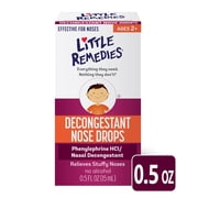 Little Remedies Decongestant Nose Drops, Ages 2 to 6, 0.5 fl oz