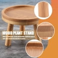 thumbnail image 4 of 5X Wooden Plant Stand Flower Pot Base Holder Stool High Stool Balcony  Round Flower Shelf for Indoor Outdoor, 4 of 8