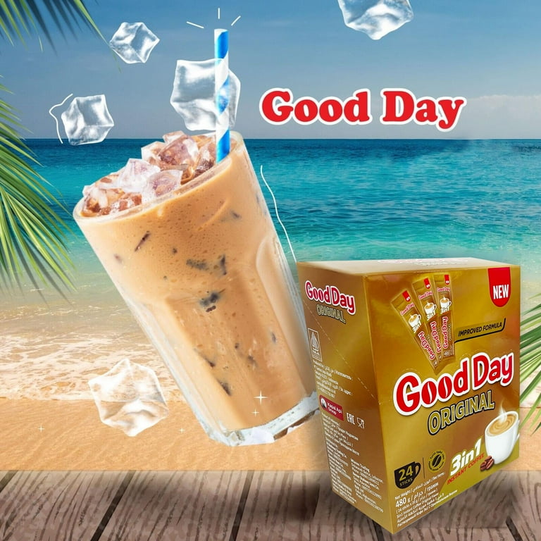 Good Day Original Coffee 3-in-1 24 Sticks - Walmart.com