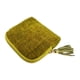thumbnail image 5 of Estuche organizador de joyas de viaje pequeño, con cadena de terciopelo, para guardar collares y baratijas. Verde oliva, 5 of 9
