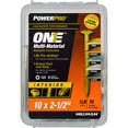 thumbnail image 1 of Tornillo Hillman POWERPRO ONE #10 x 6,35 cm, zinc amarillo, 1 of 5