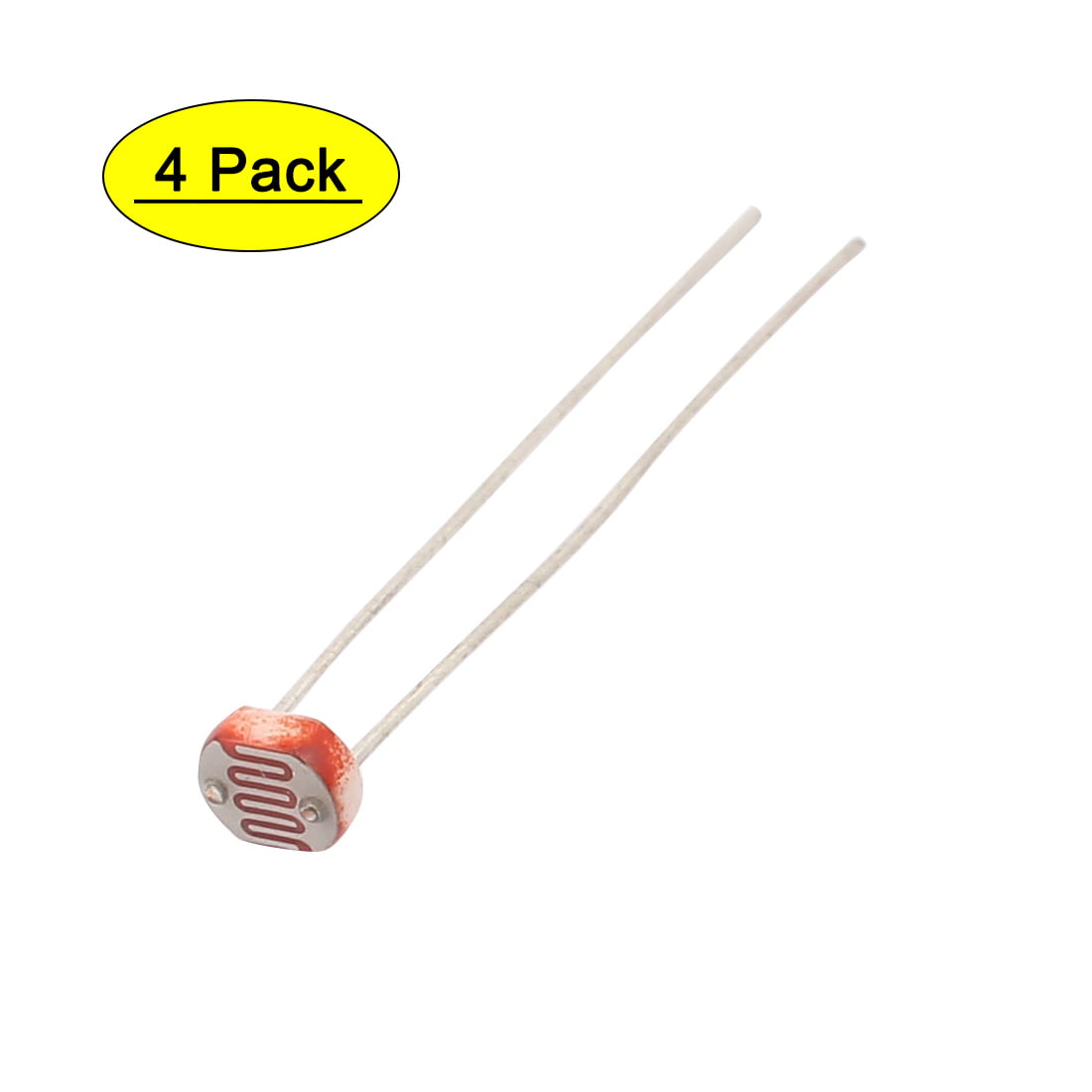 5pcs Photoresistor Photoconductive Cell Light Dependent Resistor 100-200K LDR 20mm Ceramic Pacakge 