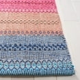 thumbnail image 3 of SAFAVIEH Montauk Albine Striped Cotton Runner Rug, Blue/Red, 2'3" x 9', 3 of 8