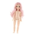thumbnail image 4 of Muñeca Movible 22 Articuladas 1/6 BJD para Niñas, Cuerpo Desnudo, en 3D, Hermoso Juguete Cabello para Niñas J yotijar 30cm BJD Doll Body, 4 of 8