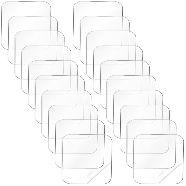 Almohadillas cuadradas adhesivas APLZGMG, 20 unidades, 6 x 6 cm, impermeables