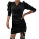 thumbnail image 1 of Vestido de otoño de manga larga con cuello en V de moda sexy para mujer Fridja  nbo4129, 1 of 9