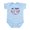 Sky Blue, variant on CafePress - Dominican Baby Design Infant Bodysuit - Baby Light Bodysuit, Size Newborn - 24 Months