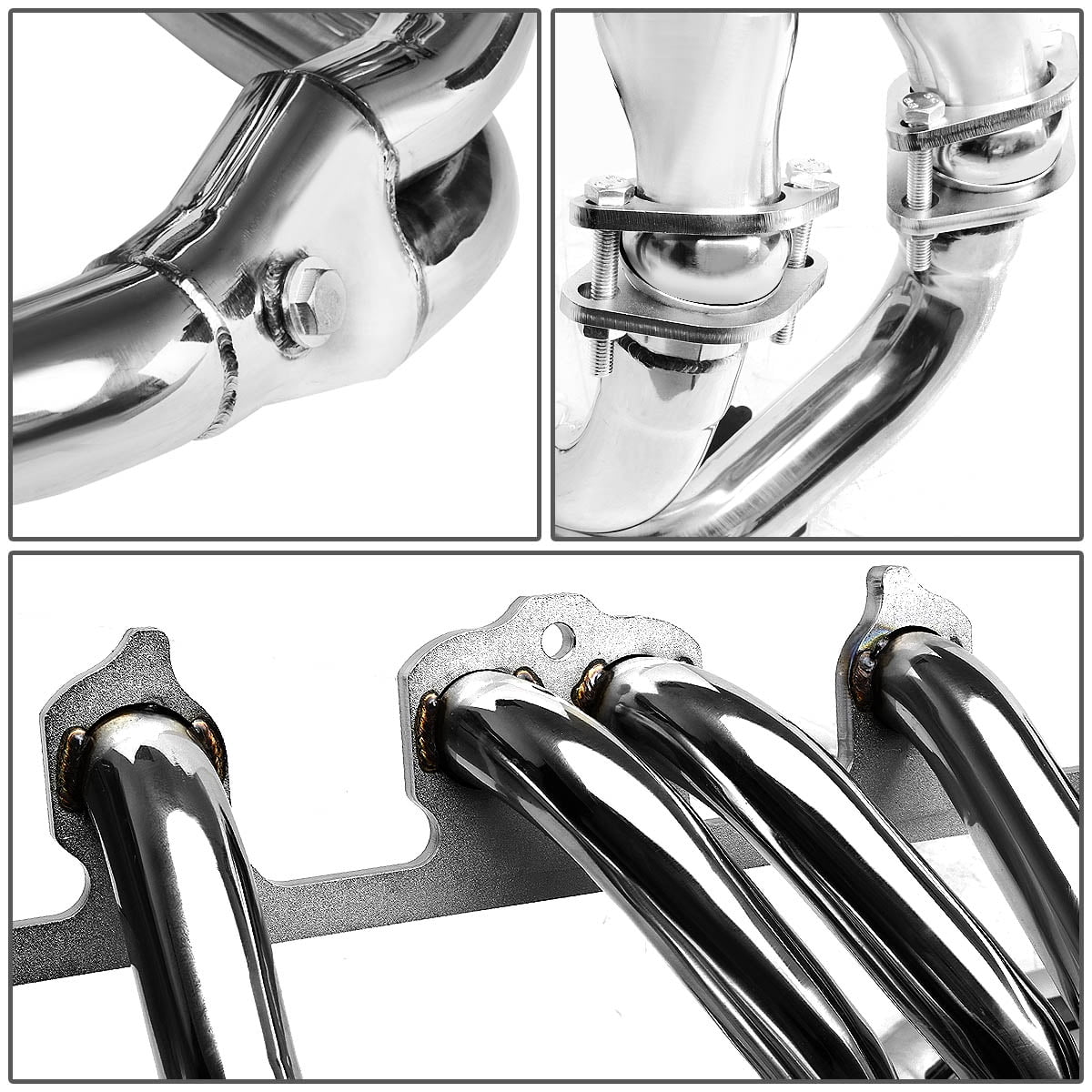 For 91-99 Jeep Cherokee XJ 4.0L Stainless Steel 4-2-1 Header Exhaust Manifold+Y-Pipe 92 93 94 95 96 97 98 - Walmart.com