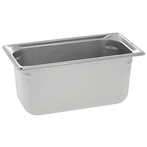 Super Pan 3 1/3 Size S/S Steam Table Pan, 5.8 Qt