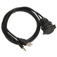 thumbnail image 3 of Cable de Extensión aux USB 2.0 3.5 mm, PVC PC PVC 3.3 Pieles largos Long Long Ingushed Cable Monte Cable Con Indador de LED Para Bote para bicicleta, 3 of 7