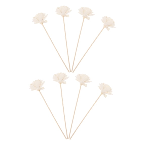8 Pcs Home Diffuser Aromatherapy Rattan Sola Flower